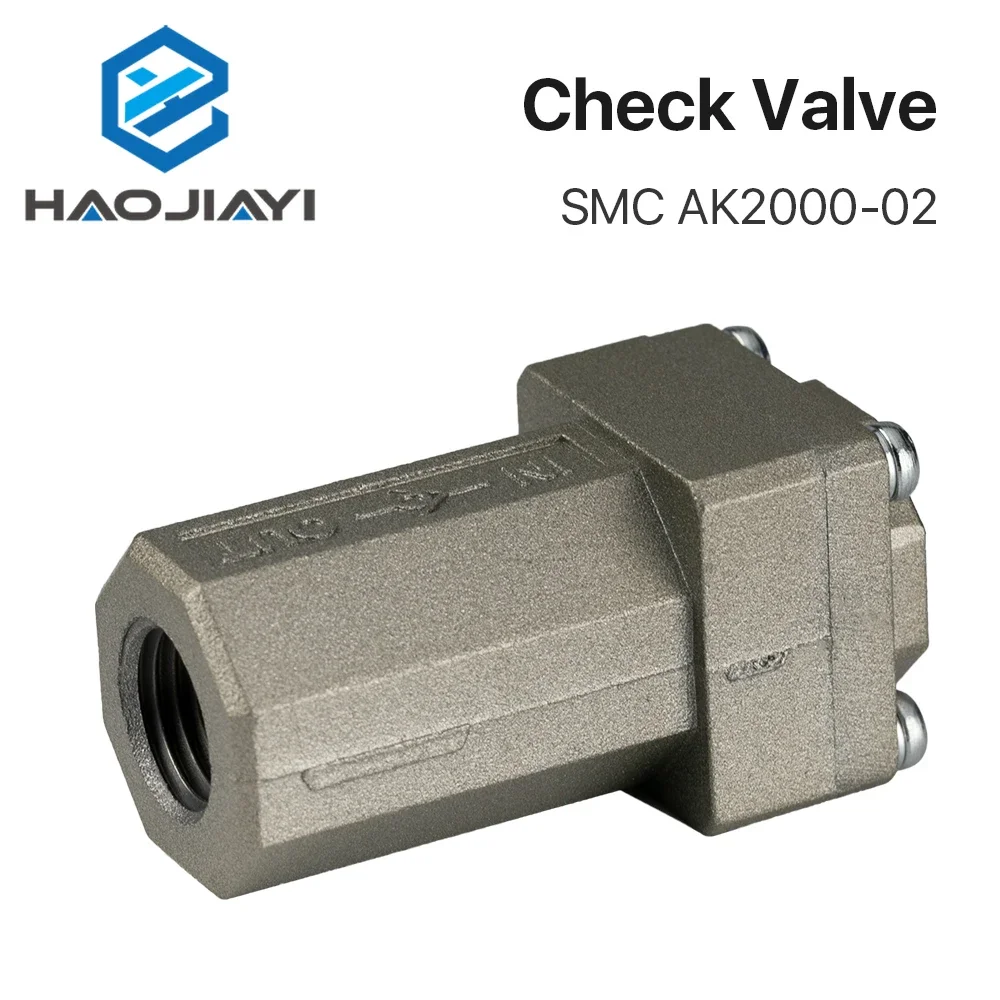 Air Check Valve OEM SMC AK2000-20 Max.1.5 Mpa 1/4 Thread for Laser Machine Pneumatic System