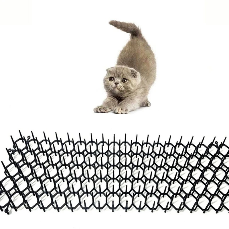 

Gardening Cat Scat Mat Repellent Mat Anti-Cat With Prickle Strips Spikes Straps Keep Cat Dog Away Digging Pest Control Supply