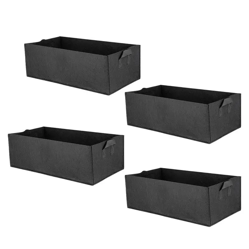 

Potato Grow Bags 4 Pieces Potato Grow Bags With Handles Non-woven Fabric Plant Grow Bags Plant Container For Balcony Courtyard