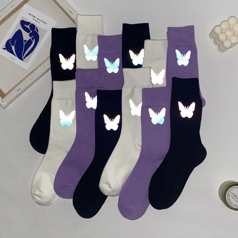 

Новая забавная Женская красочная Светоотражающая искусственная унисекс уличная одежда для спорта, уличного танца, скейтборда в стиле Хара...