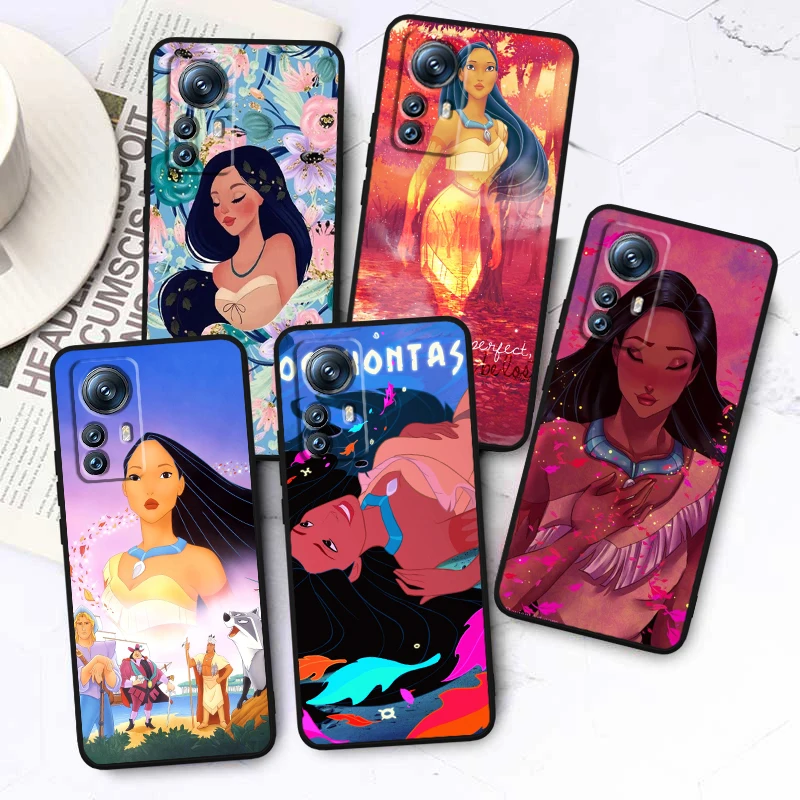 

Disney Pocahontas Phone Case For Xiaomi Mi 13 12T 12S 12X 12 11 11T 11i 10T 10 Pro Lite Ultra 5G Fundas Black Cover