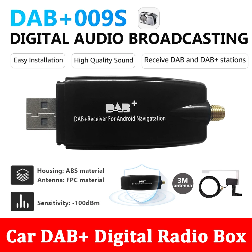 

Универсальный автомобильный DAB + цифровой радиоприемник антенный усилитель DAB + USB адаптер радиоприемник радиоантенный приемник для Android 5,1