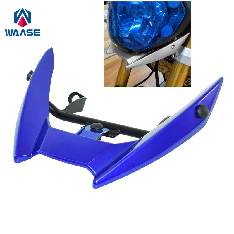 

waase Motorcycle Front Fairing Fender Beak Nose Cone Extension Cover Extender Cowl For Yamaha MT-03 MT-25 MT03 MT25 2015-2020