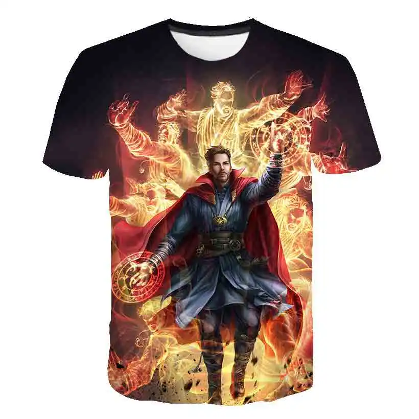 

Disney Marvel Avengers Boys T-shirts Cool Captain America/Thor Hero 3D Printed Baby Casual Top For Summer New Clothing 3-14Y