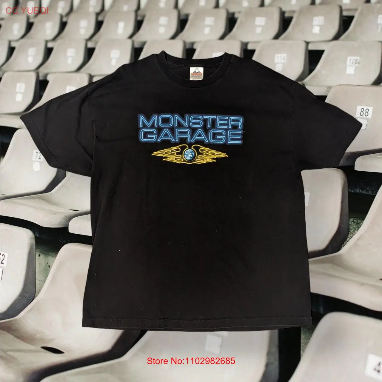 Vintage 2002 Monster Garage T Shirt Size 2XL long or short sleeves