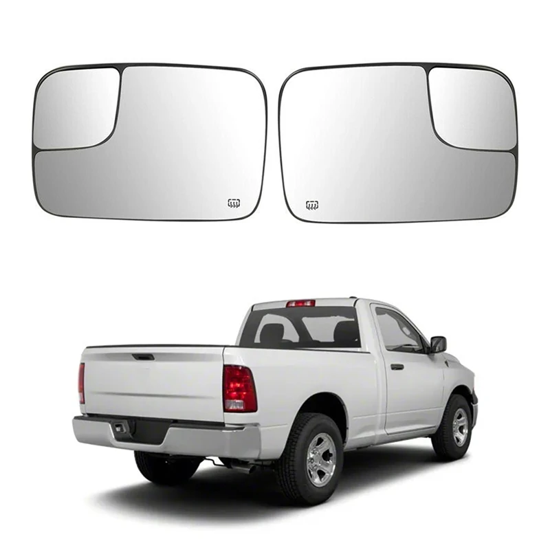 

Car Front Heated Side Door Wing Rear View Mirror Lens Glass 5161010AA 5191036AA For Dodge Ram 1500 1998-2010