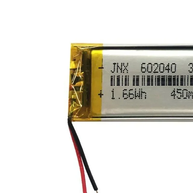 Литий-полимерный аккумулятор 602040 3 7 V 450mAh