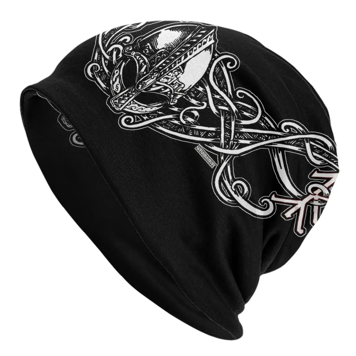 

Bonnet Hats Viking Valhalla Men Women's Helm Of Tyr Cap Design Skullies Beanies Caps