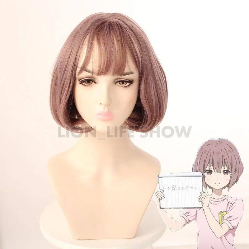 Парик для косплея Nishimiya Shouko с бесшумным голосом прямые синтетические волосы
