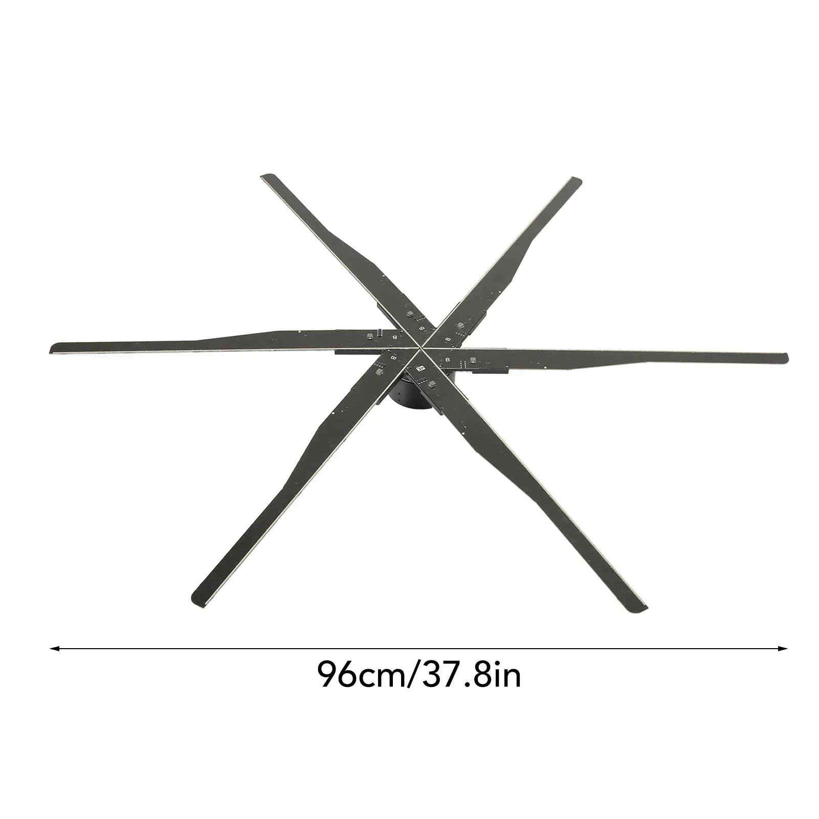 3D-голографическая рекламная машина 96 см вращающаяся подвеска с воздушной