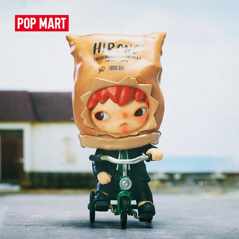 

POP MART Hirono Little Prank Figurine Action 200% Figure Doll Binary Action Figure Birthday Gift Kid Toy