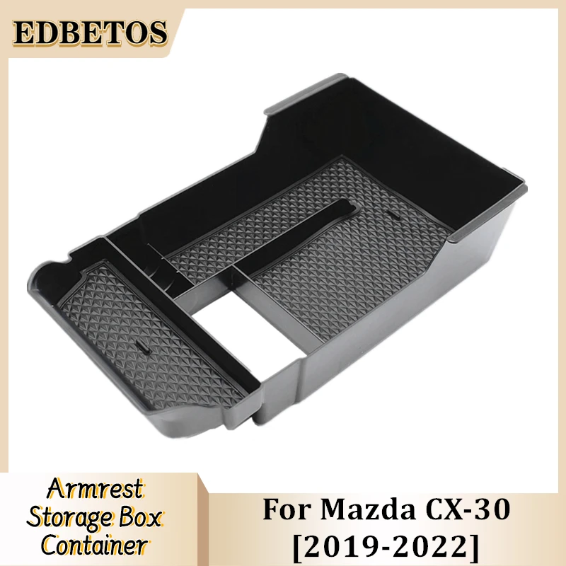 

For Mazda CX-30 Center Console Organizer Armrest Hidden Storage Box Car Accessories Auto Armrest Holder Box 2019 2020 2021 2022