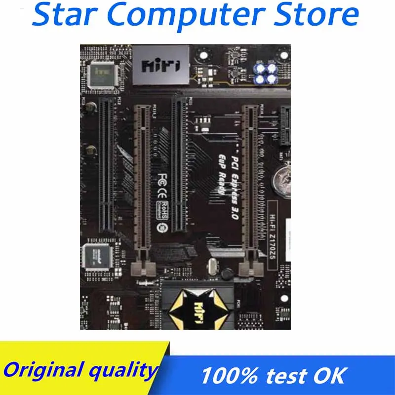 Оригинальная настольная материнская плата LGA 1151 Biostar Hi-Fi Z170Z5 DDR4 PCI-E 3 0 для Intel Z170 б/у