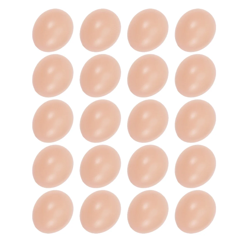 

20pcs Simulation Eggs Unfinished Easter Painting Eggs Graffiti Eggs Egg Molds