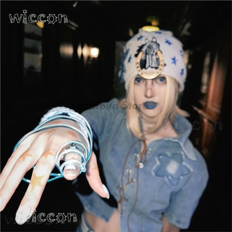 ❤️ ❤️ ❤️ Костюм на Хэллоуин JO JO Steel Ball Run Джонни Джостар, реквизит для косплея, светодиодная лента, аниме, женский ❤️ ⭐️ ❤️ (art.: 3920da1cd7735) - 3920da1cd7735