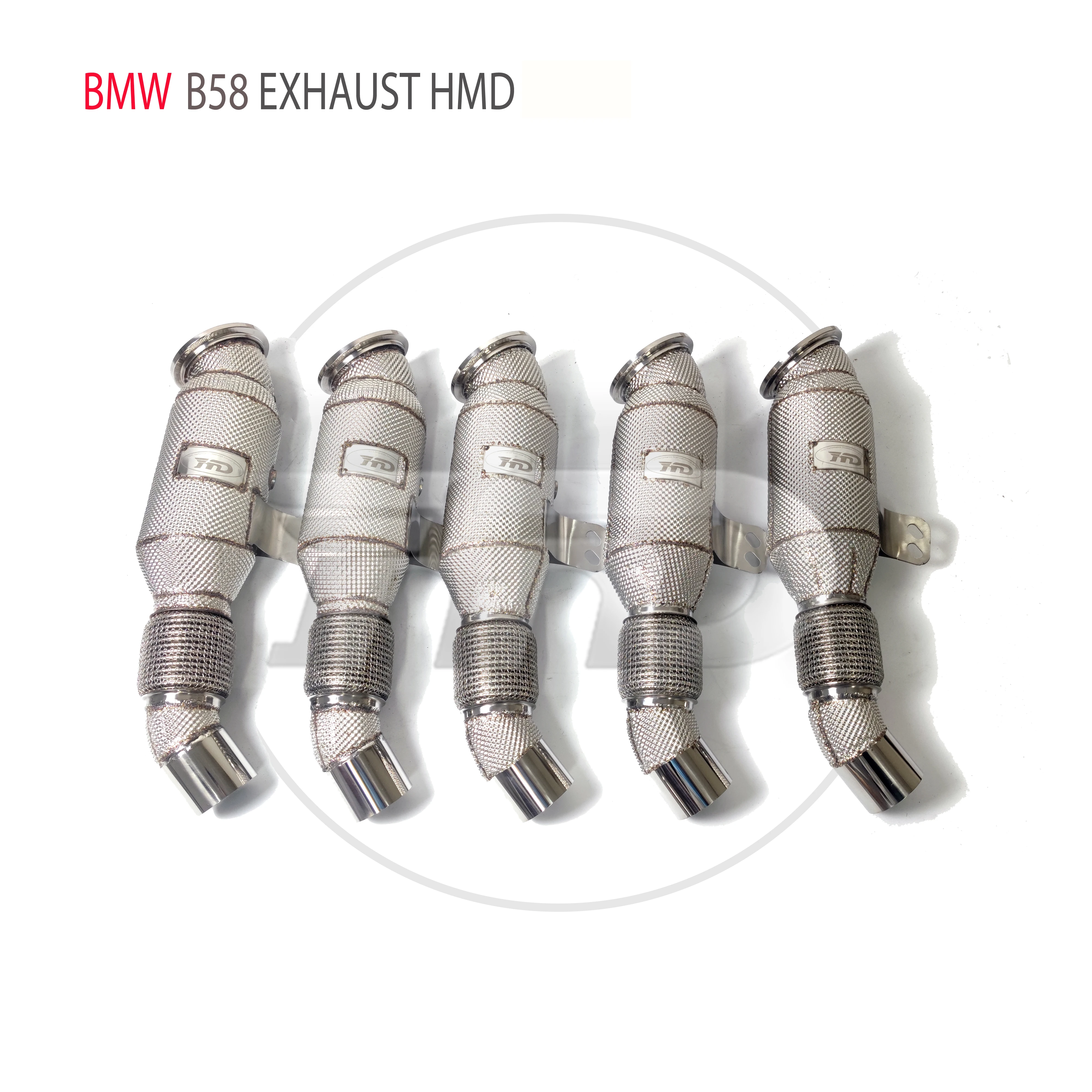 

HMD Exhaust System High Flow Performance Downpipe for BMW 840i B58 Engine 3.0T Car Accessories With Cat Pipe