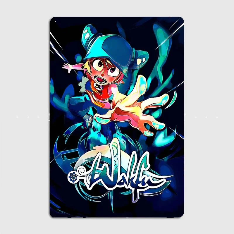 Креативная винтажная рыцарская художественная панель Wakfu для комнаты и бара