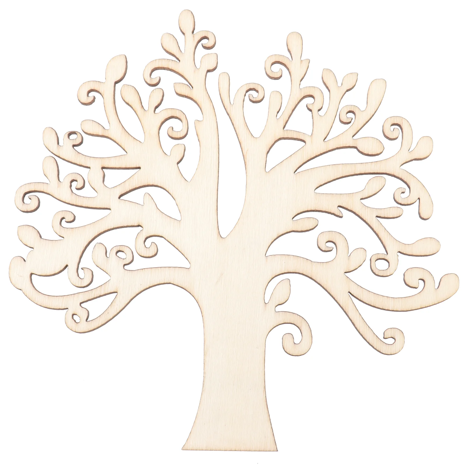 

Tree Wood Wooden Embellishment Crafts Cutout Family Blank Embellishments Unfinished Diy Craft Trees Cutouts Ornament Christmas