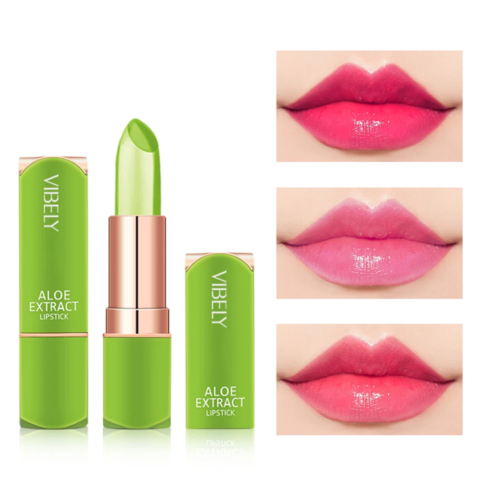 

1pc 7 Color Mood Changing Lip Balm Natural Aloe Vera Lipstick Long Lasting Moisturizing Makeup Cosmetics for Women