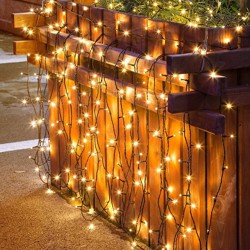 

New Solar String Fairy Light 100 200 300 LED Festoon Waterproof Street Garland Solar Power Lamp Christmas Party for Garden Decor