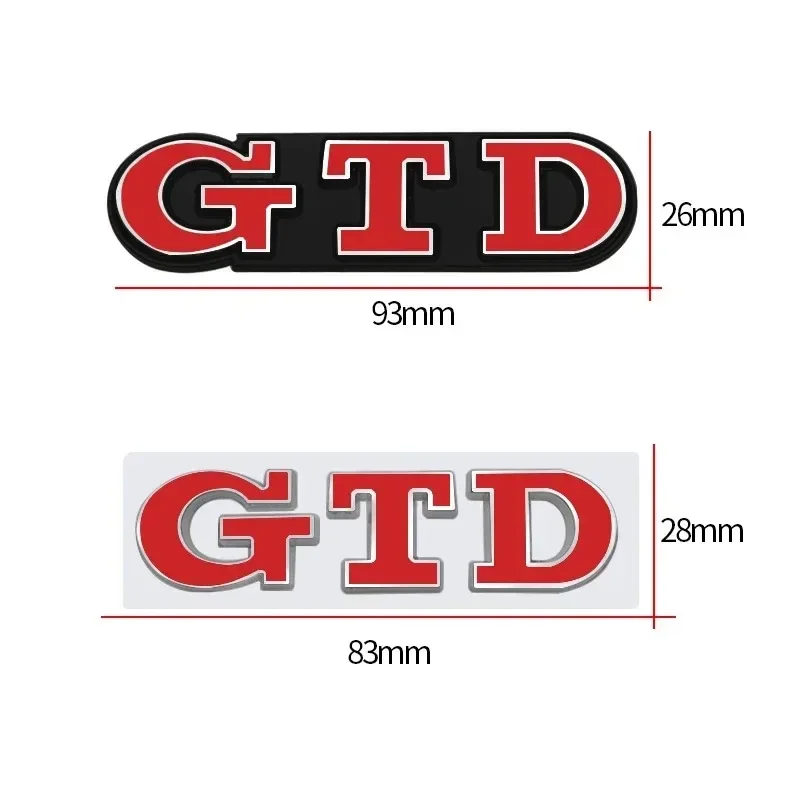 Фото 3D металлическая эмблема GTD, наклейка на переднюю решетку и задний багажник автомобиля для Volkswagen VW POLO Golf 4 5 6 7 7 MK2 MK4 MK5 MK6 MK7 MK8 №4