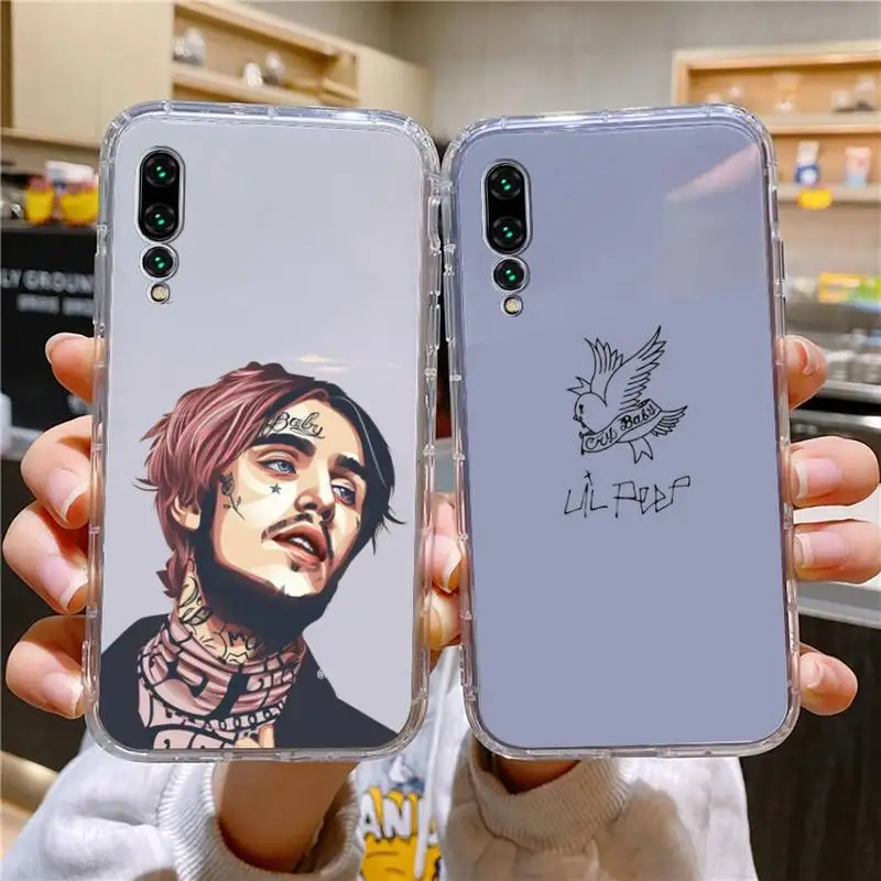 

Lil Peep Hellboy Love Phone Case For Xiaomi 11 Redmi Note 11pro5G 8T 9A 9S 12S K30 10T Pro Ultra K40pro Transparent Case