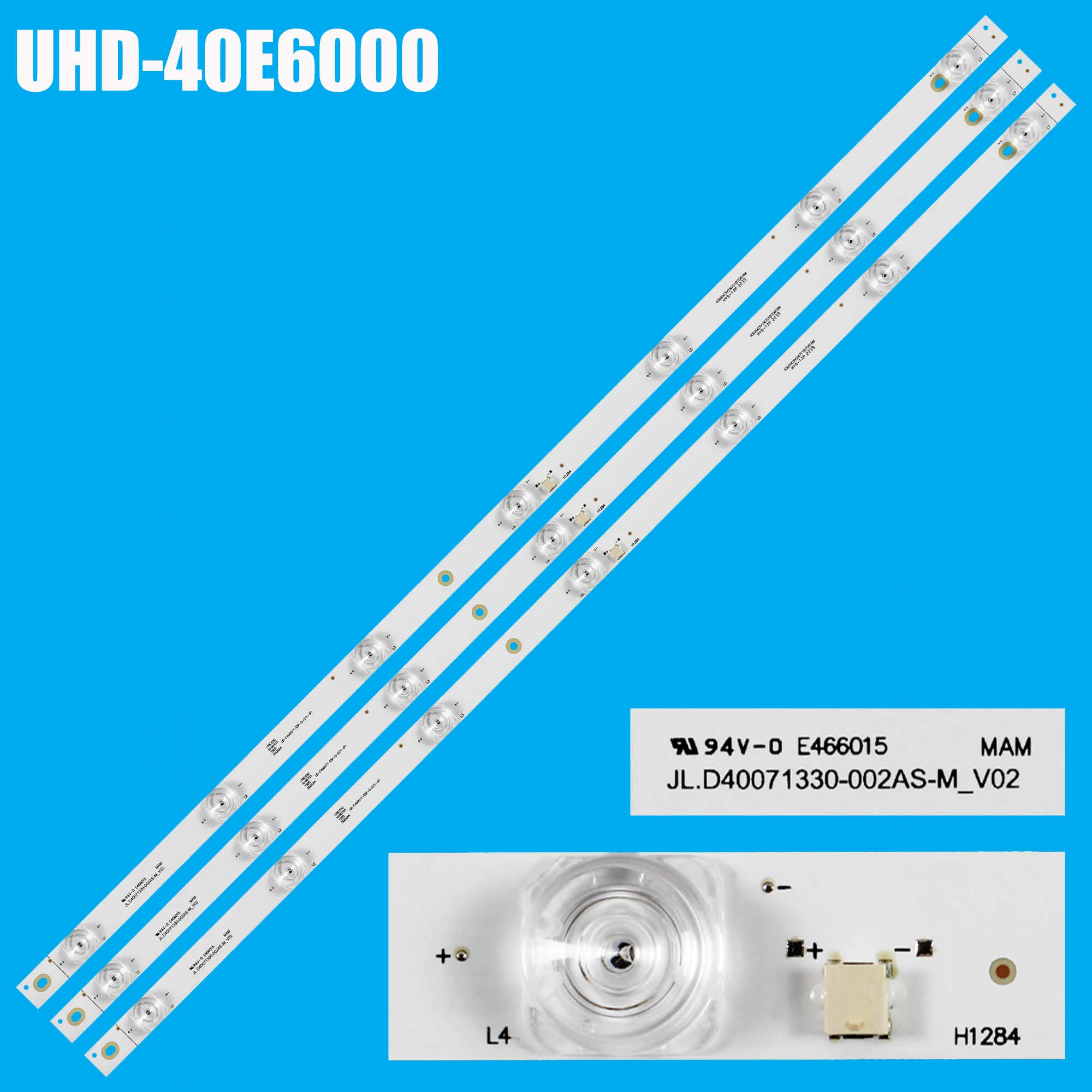 

1/5/10 комплект светодиодной подсветки для BBK 40LEM-1051 Fusion FLTV-40C100T, FLTV-40C110T LB-C400F17-E60-S-G11-JF2 JL.D40071330-002AS-M_V01