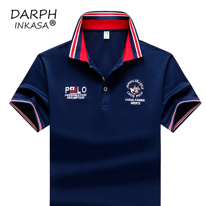 

Summer High Quality Men's Polo Shirts Cotton Embroidered Casual Short Sleeves Men's Fashion Solid Color Branded Men Polo Shirts