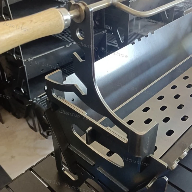 Портативная уличная плита для пикника домашняя с углем барбекю железная тарелка