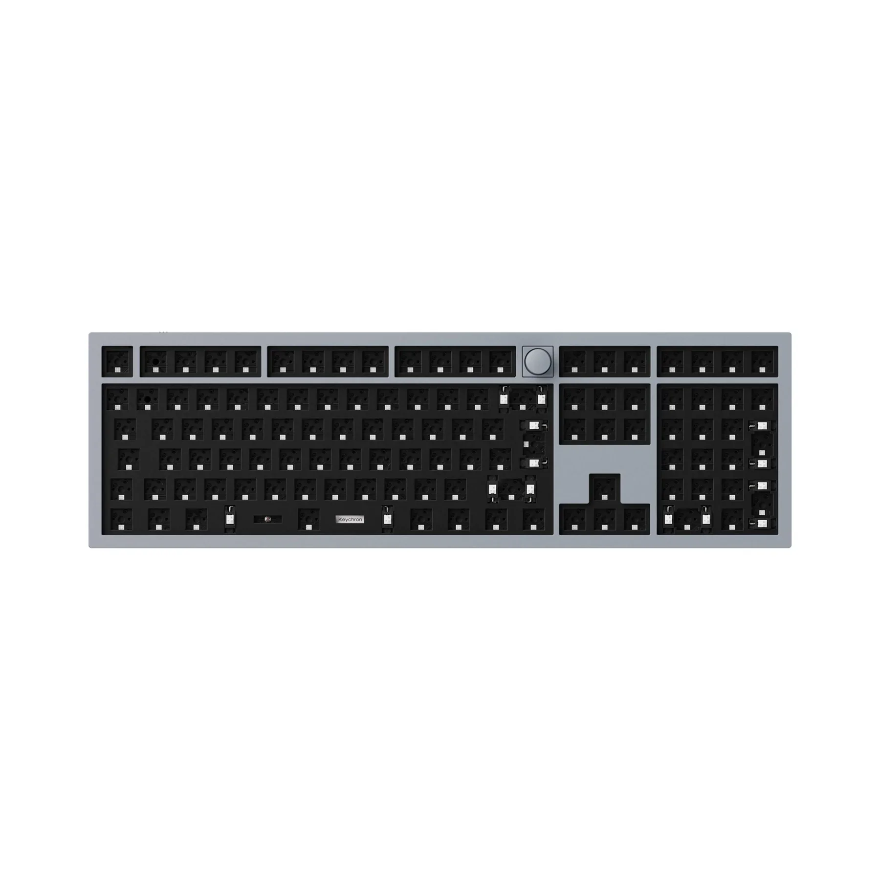 

Keychron Q6 QMK Custom Mechanical Barebone ISO Knob Keyboard 100% Layout