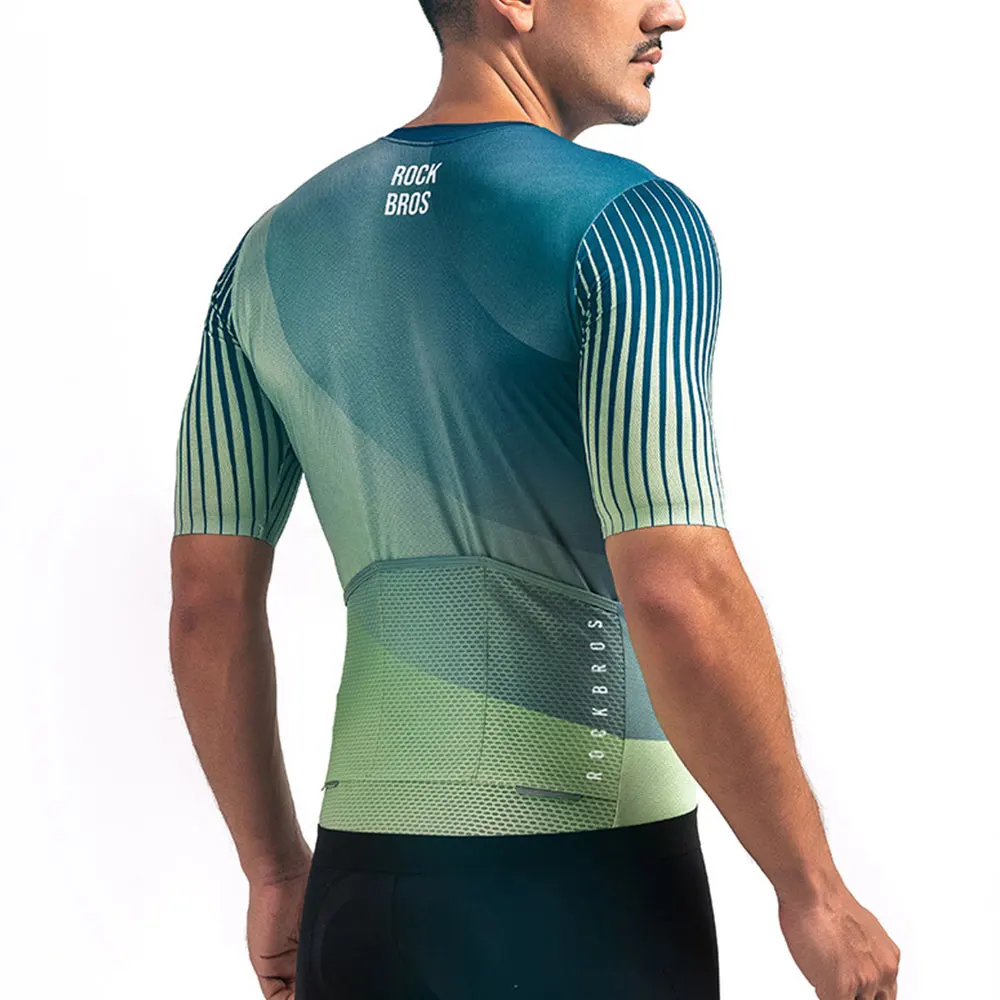 Велосипедный костюм ROCKBROS дышащий спортивный топ с коротким рукавом для мужчин и