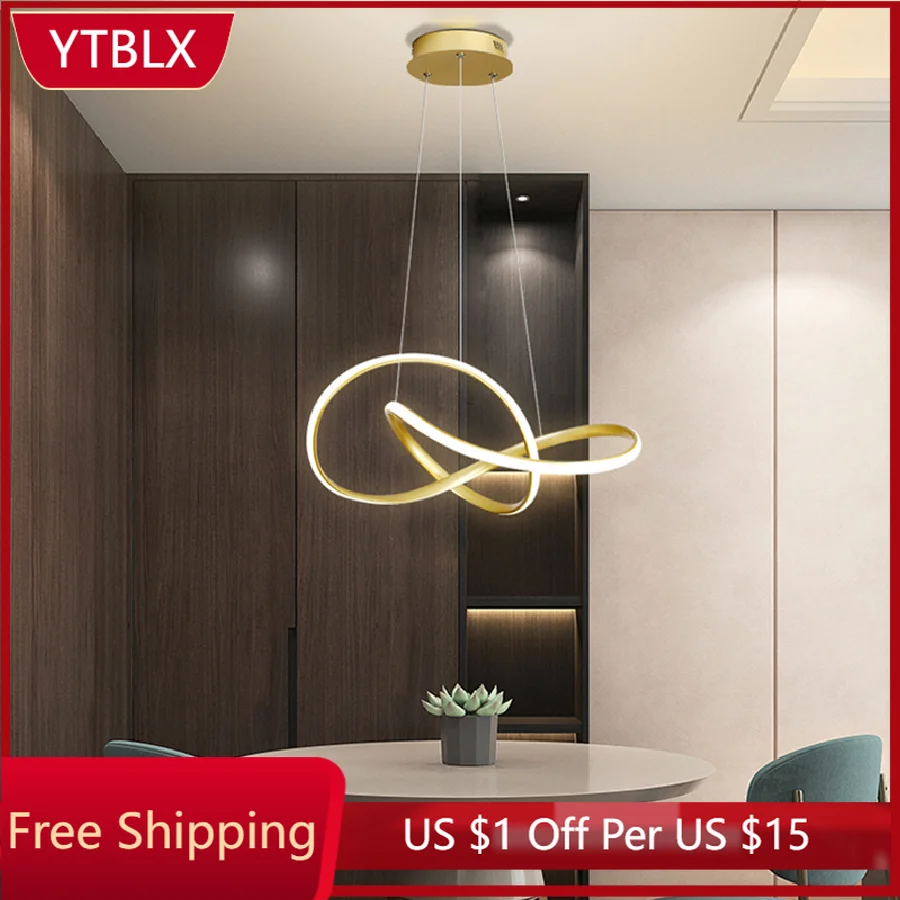 

Светодиодная Люстра для столовой, Современный домашний декор, кухонный остров, барный стол, черная, эритрокоричневая