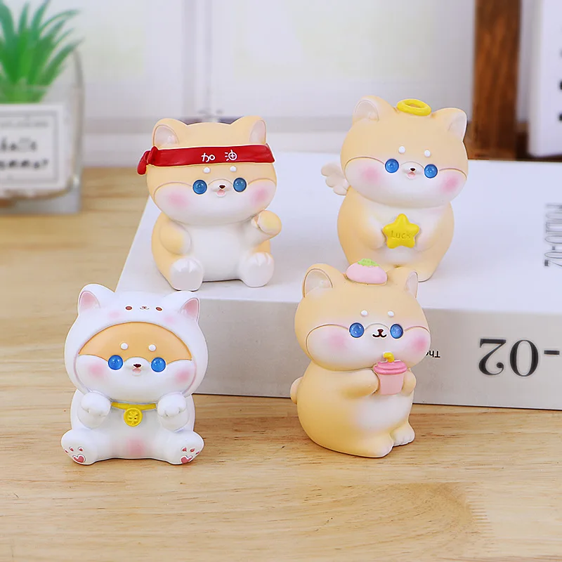 

Cute Cat Car Ornament New Office Desk Ornament Car-mounted Car Center Console Ornament Car Decoration Accessories