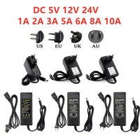 5 12 24 volt power supply transformer ac 110v 220v to dc 5v 12v 24v power supply adapter 1a 2a 3a 5a 6a 8a 10a for 5 52 12 5mm