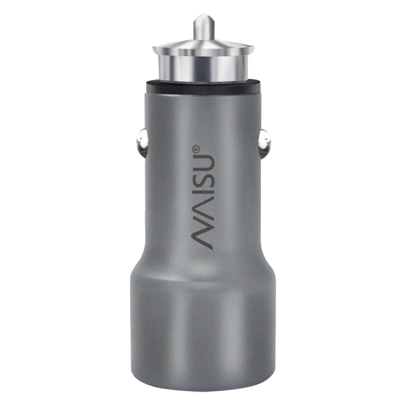 

USB C Car Charger Fast Mini Metal Car Charger QC3.0 Dual-port Car Charger Fast USB Car Charger Adapter Compatible With Most