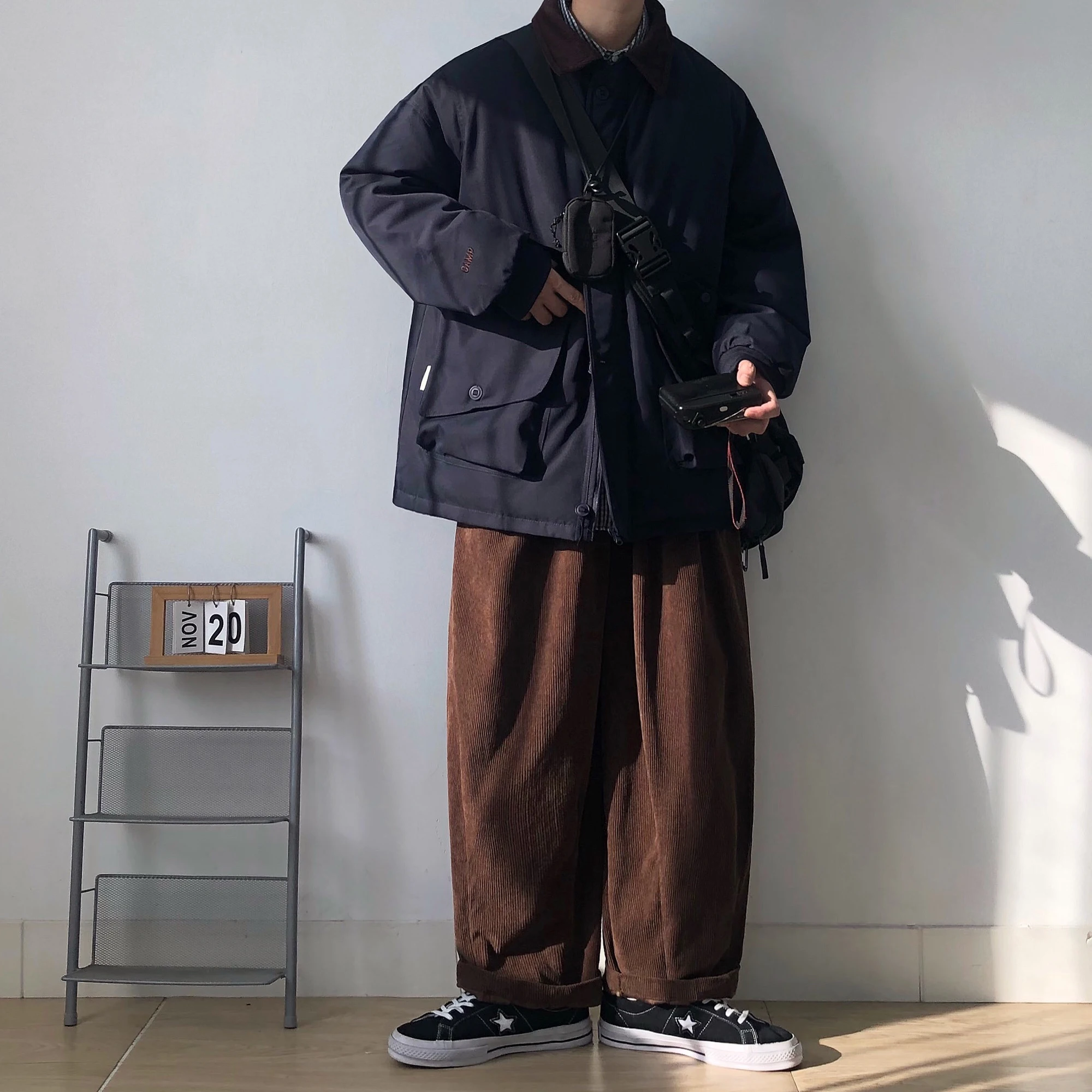 Richman Japan fashion Ciboy Cargo Куртка на хлопковой подкладке Верхняя одежда Мужская зимняя