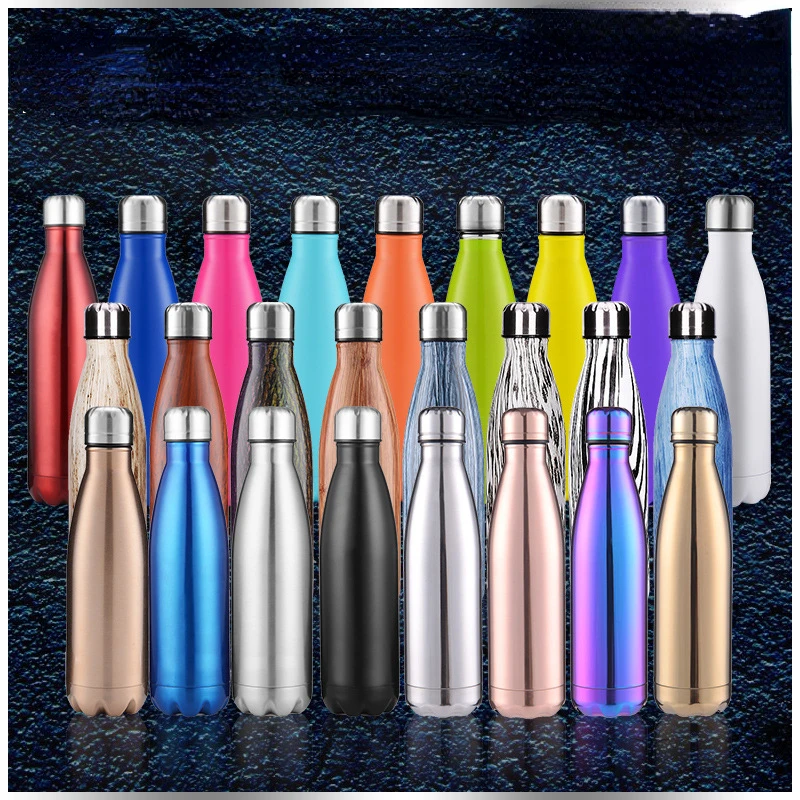 

Coke bottle thermos cup double-layer sports water bottle bottle 304 stainless steel bowling cup