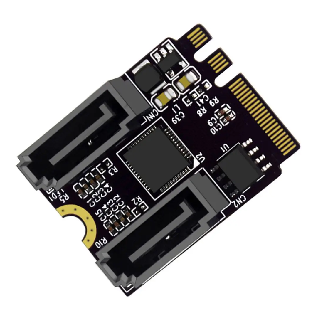 

Переходник PCI Express/SATA, NGFF Key A +, 3,0, два порта, JMB582
