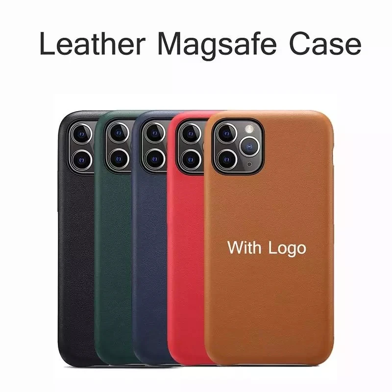 Официальный кожаный чехол Magsafe для Apple iPhone 12 Pro Max 12pro iPhone12 магнитный беспроводной