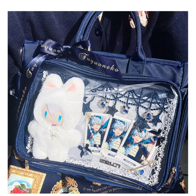 Фото Новые элегантные бандажные сумки Ita Bag для девочек, нейлоновые сумки через плечо большой емкости, женская качественная кукольная сумка Сумка Bolsos №5