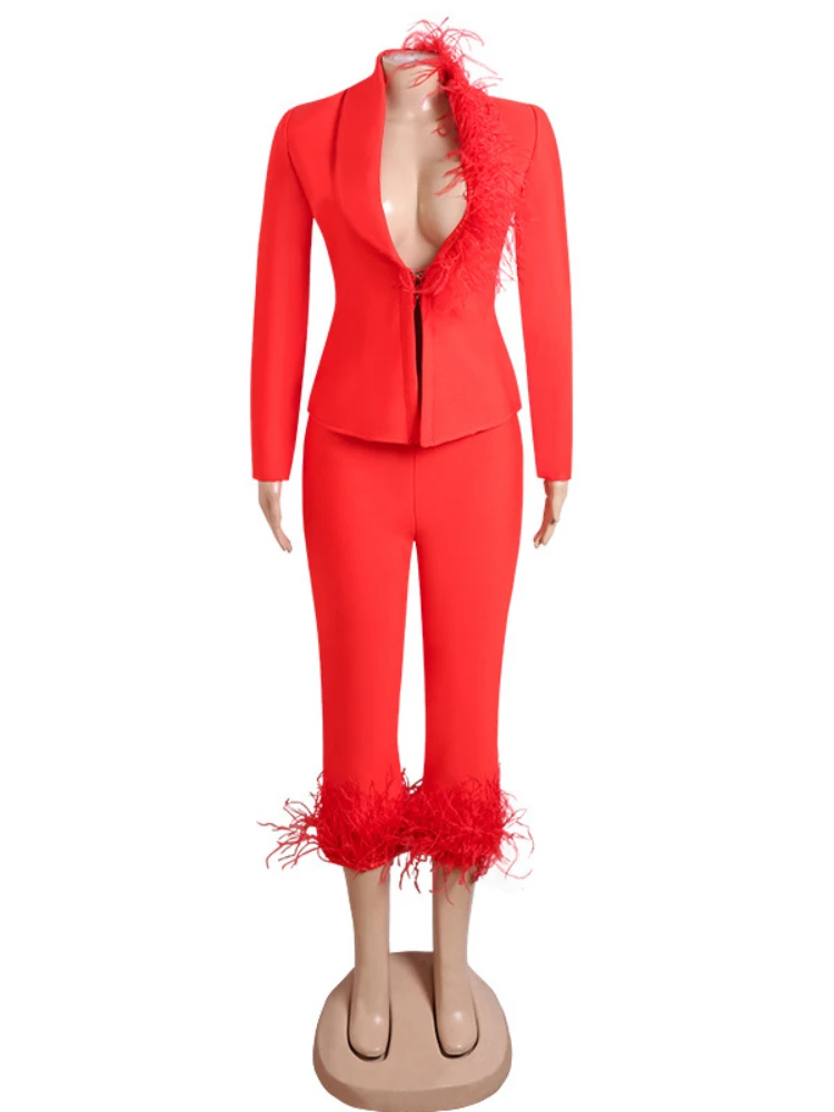 BEVENCCEL 2023 сексуальные женские комплекты из двух предметов пиджак с длинным