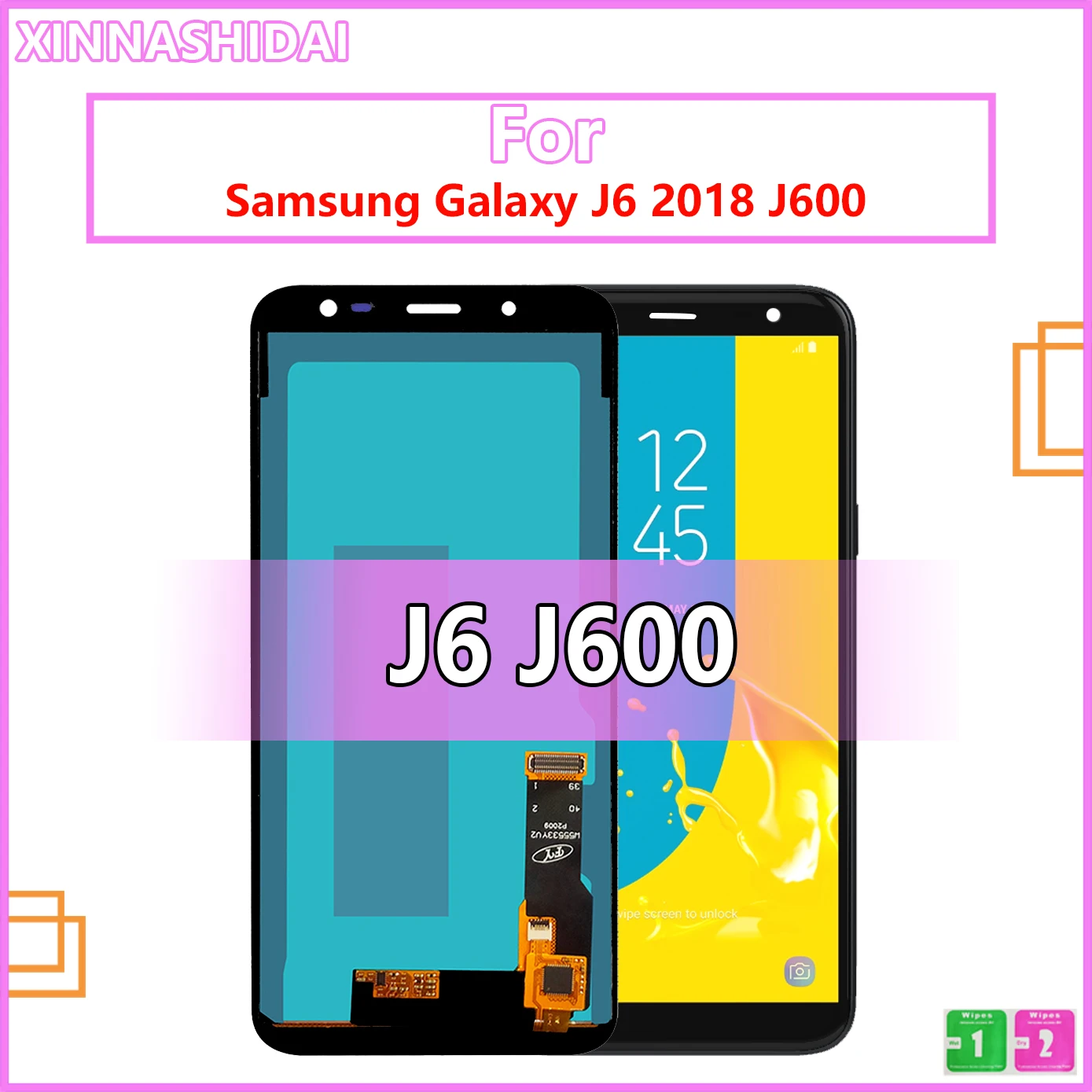 

LCD Display For Samsung Galaxy J600 J6 2018 J600F 5.6 Inch Touch Screen Digitizer Assembly Repair Parts Tested