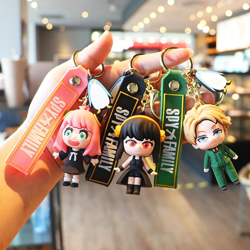 

Kwaii ПВХ Модель Фигурки игрушки Аниме экшн-фигурка шпион X семейный брелок для детей Рождественский мультяшный подарок для ребенка Аниме Кук...