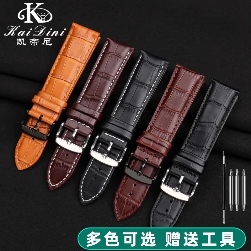 Фото Для Casio MTP1375 MTP1374 MTP1183 MTP1303 1370 MDV106 MDV-106 MDV107 ремешок в виде рыбы-меч из воловьей кожи мужской ремешок для часов 20 мм 22 мм №2