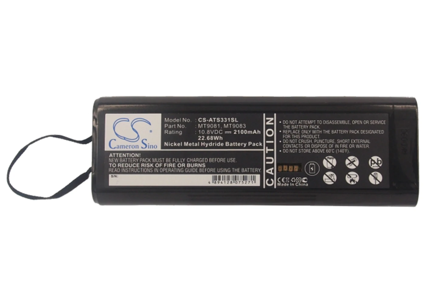 

Cameron Sino 2100mA Battery for Anritsu S331B,S331C,S331D,S332A,S332B,S332D MT9081,MT9083