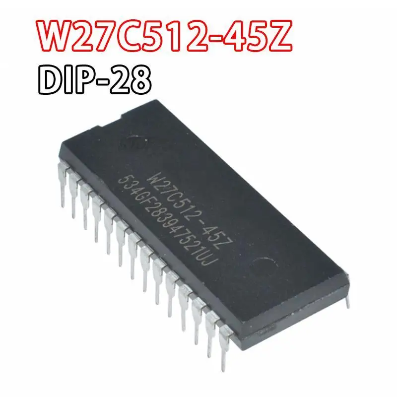 5 шт., флейта DIP W27C512 DIP-28 27C512-45Z DIP28 27C512-45