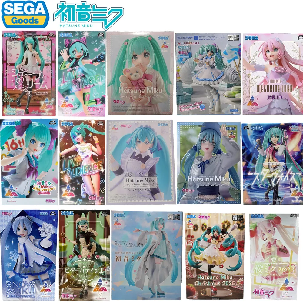 Фото Оригинальная фигурка SEGA Luminasta Hatsune Miku Snow Miku из концептуальной серии 