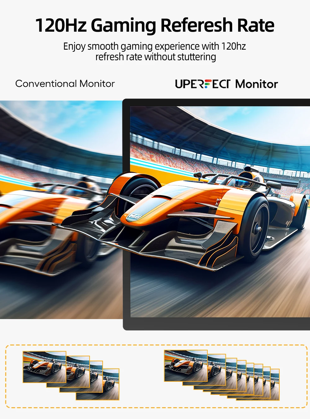 Фото Портативный монитор EVICIV с сенсорным экраном 120 Гц, 18,5 дюйма, 1080P, AMD FreeSync, с Mini HDMI Type C для ноутбуков, Mac, ПК, Xbox, PS4/5, Switch №3