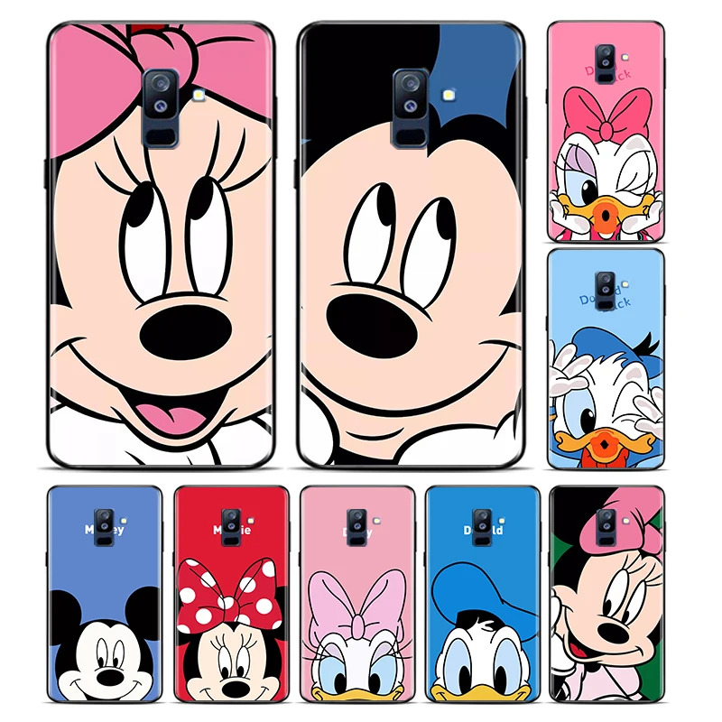 

Mickey Minnie Couple Phone Case For Samsung A32 A52 A52S A72 A02 A22 A03 A02S A03S A13 A53 A73 A23 A13 Black Funda Cover Soft