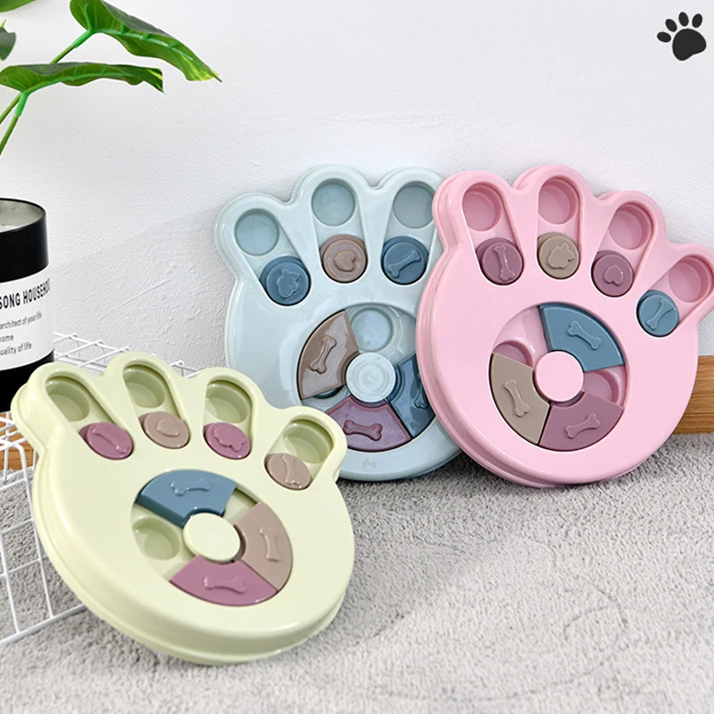 

Pet dogs and cats puzzle toys to relieve boredom artifact interactive puzzle feeding toys turntable feeding anti-choking